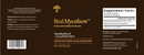 real mycelium (real mushrooms) label
