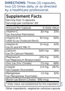 rebuild (metabolic maintenance) supplement facts