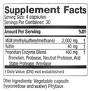 recovery support theramedix supplement facts