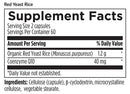 red yeast rice (equilife) supplement facts