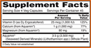 red mineral algae (now foods) supplement facts