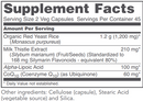 red yeast rice plus (protocol for life balance) supplement facts