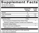 RegeneVasc (Ortho Molecular) supplement facts