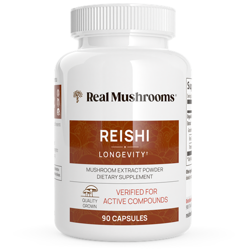 Reishi Mushroom Extract Capsules (Real Mushrooms)