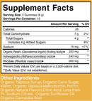 reishi + ashwagandha stress support charlotte's web supplement facts