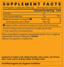 reishi (herb pharm) supplement facts