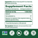 relax + calm magnesium powder-raspberry lemonade (megafood) supplement facts