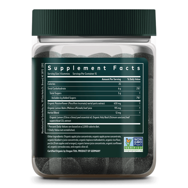 relax gummies gaia herbs