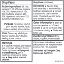 relief-tone (energetix) drug facts