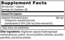 resveragen sfi health supplement facts