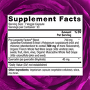 resveratrol 500 mg supplement facts