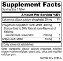 resveratrol 200 source naturals supplement facts