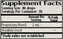 rhodiola wise woman herbals supplement facts
