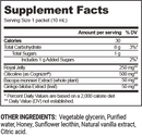 royal jelly brain health liposomal (beekeeper's naturals) supplement facts