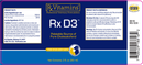 rx d3 (rx vitamins for pets) label