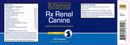 rx renal canine (rx vitamins for pets) label