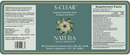 s-clear spray natura health products label