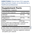SAMe 200 mg (metabolic maintenance) supplement facts