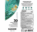 spf 30 daily mineral sunscreen lotion badger label