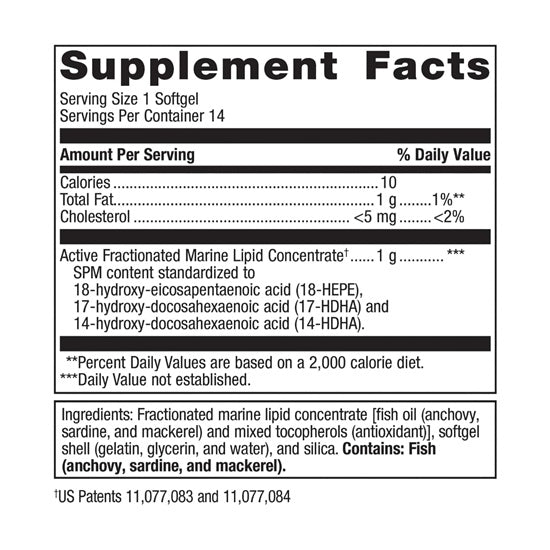 spm active one daily (metagenics) supplement facts