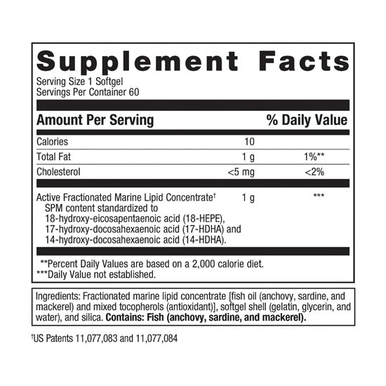 spm active one daily (metagenics) supplement facts