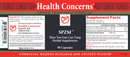 SPZM health concerns label