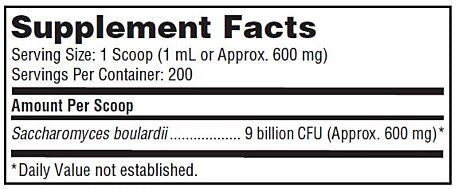 Ther-Biotic Saccharomyces Boulardii Powder SFI Health supplement facts