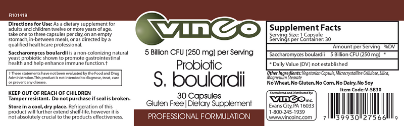 Saccharomyces Boulardii Vinco products