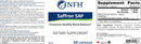 saffron sap (nfh nutritional fundamentals) label