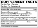 saffron mood support (euromedica) supplement facts