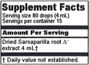 sarsaparilla extract (herbalist alchemist) supplement facts