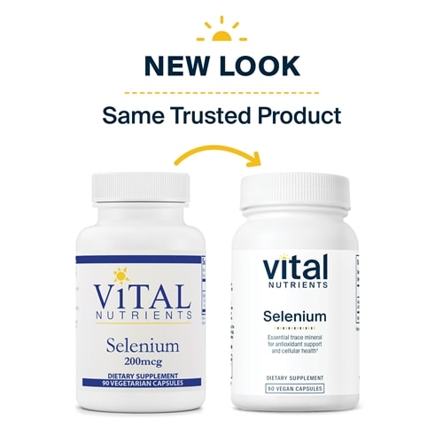 Selenium Vital Nutrients new look