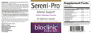 sereni-pro bioclinic naturals label