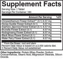 seven flowers bp nutritional frontiers supplement facts