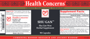 shu gan health concerns label