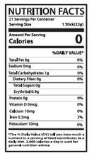 sipore liquid sigrid nutrition facts