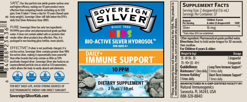 buy kids daily+ immune support sovereign silver
