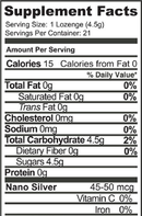silver lozenges with manuka honey american biotech labs supplement facts