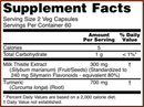 silymarin 150 mg (now foods) supplement facts