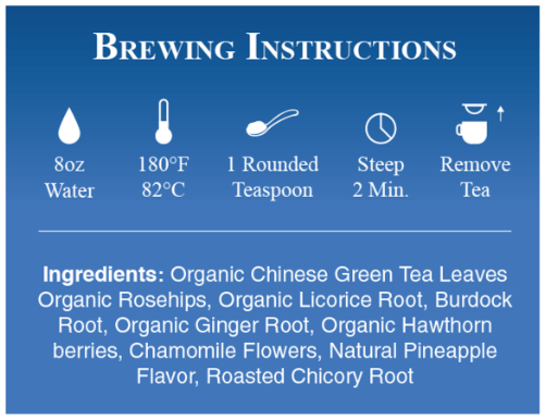Sip Right 4 Your Type Tea A (D'Adamo Personalized Nutrition) Ingredients