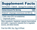sitawari ayush herbs supplement facts