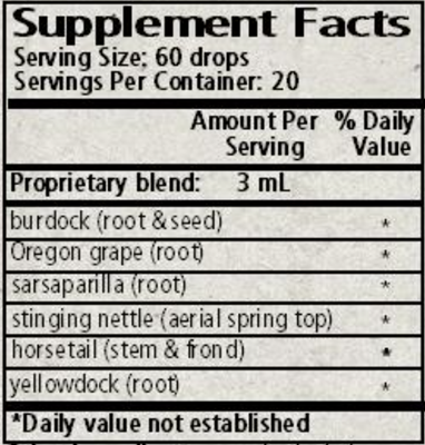 skin deep wise woman herbals supplement facts