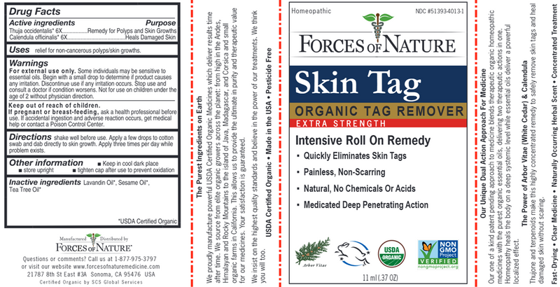 Skin Tag Extra Strength (Forces of Nature) label