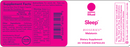 sleep bioseries melatonin (ritual) label