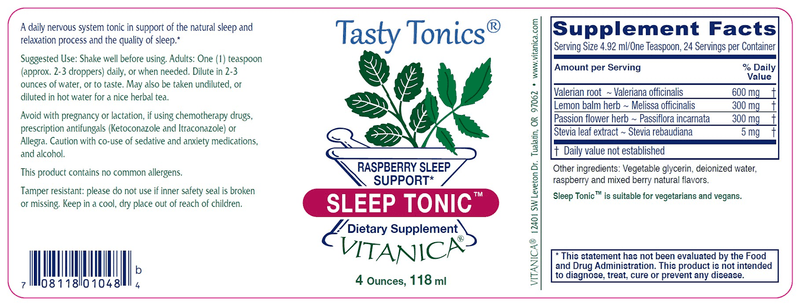 Sleep Tonic Vitanica products