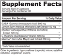 sleep benefits - melatonin free (davinci labs) supplement facts
