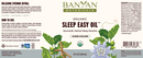 sleep easy oil 8oz banyan botanicals label