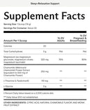 sleep + relaxation support needed supplement facts