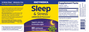 sleep & stress phytosome lemon balm (enzymedica) label