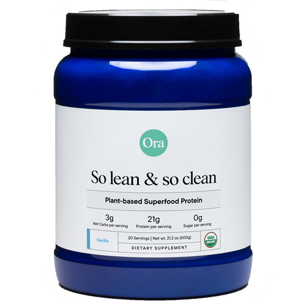 So Lean & So Clean: Organic Protein Powder (Ora Organic)